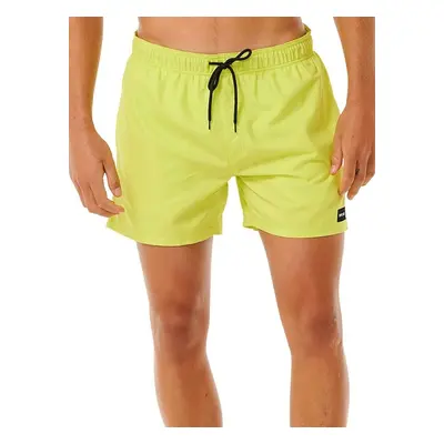 Rip curl pánské boardshorts Offset Volley Neon Lime | Zelená