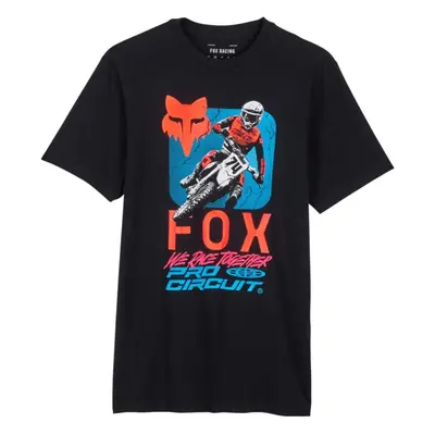 Fox pánské tričko X Pro Circuit Prem Ss Black | Černá