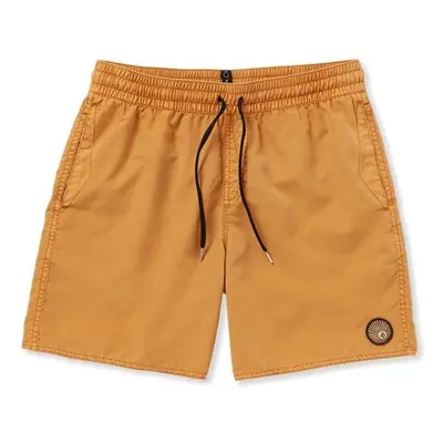 Volcom pánské šortky Center Trunk Ginger Brown | Hnědá