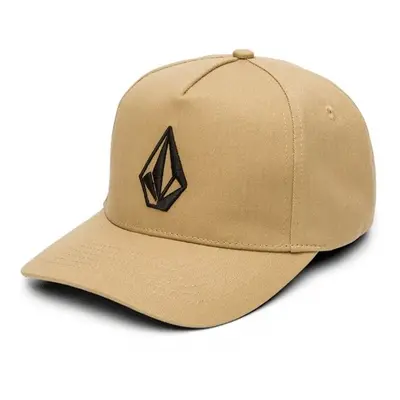 Volcom kšiltovka Embossed Stone Adj Dark Khaki | Hnědá