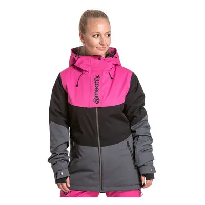 Meatfly dámská SNB & SKI bunda Kirsten Premium Berry Pink | Růžová