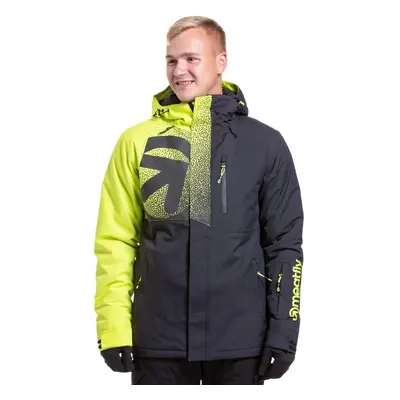 Meatfly pánská SNB & SKI bunda Shader Acid Lime/Black | Zelená