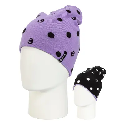 Meatfly kulich Logan Purple Dots | Černá