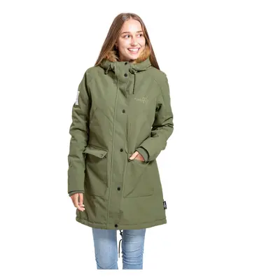 Meatfly dámská parka Amber Olive | Zelená