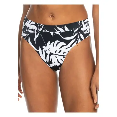 Roxy dámský spodní díl plavek Printed Love Anthracite Surf Trippin Bico | Černá