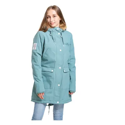 Meatfly dámská parka Amber Dusty Mint | Modrá