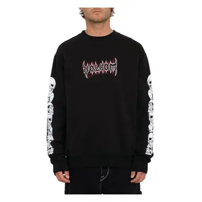 Volcom pánská mikina Stone Lord Crew Black | Černá