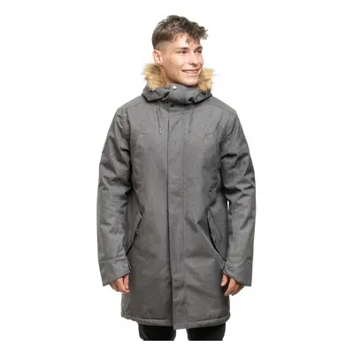 Meatfly pánská zimní bunda Lars Parka Grey | Šedá