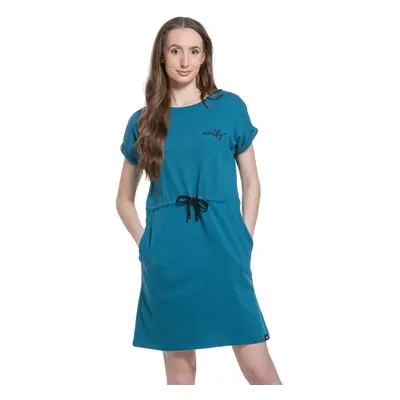 Meatfly dámské šaty Lotie Turquoise Heather | Modrá