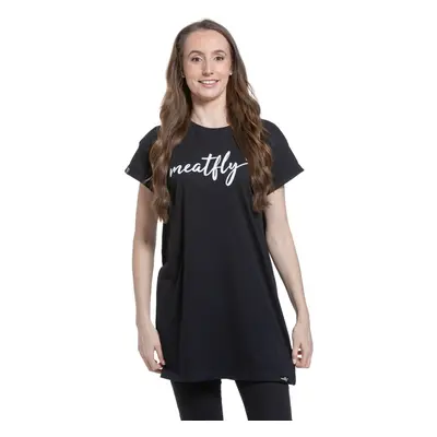 Meatfly dámské šaty Senna Logo Black | Černá