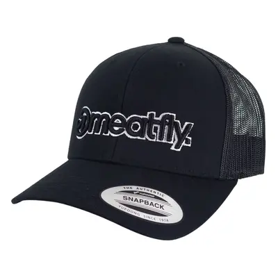 Meatfly kšiltovka MF View Trucker Black Logo | Černá