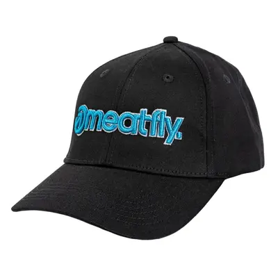 Meatfly kšiltovka Brand Flexfit Blue / Black | Modrá