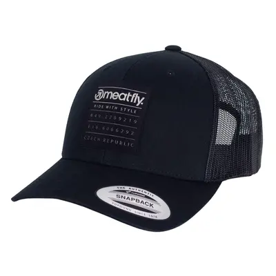 Meatfly kšiltovka MF View Trucker Coordinates Black | Růžová