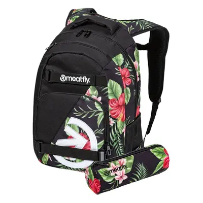 Meatfly batoh Exile Tropical Black L | Černá | Objem L