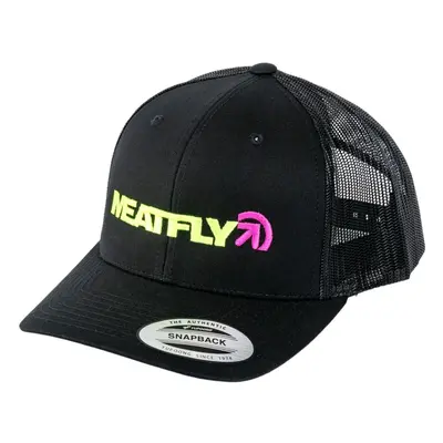 Meatfly kšiltovka Percy Trucker Snapback Lime / Black | Černá