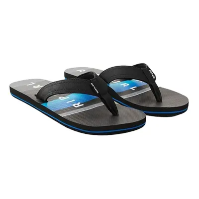 Rip curl pánské žabky Ripper Open Toe Black / Grey / Blue | Černá