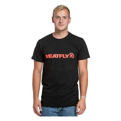 Meatfly pánské tričko Logex Red/Black | Červená