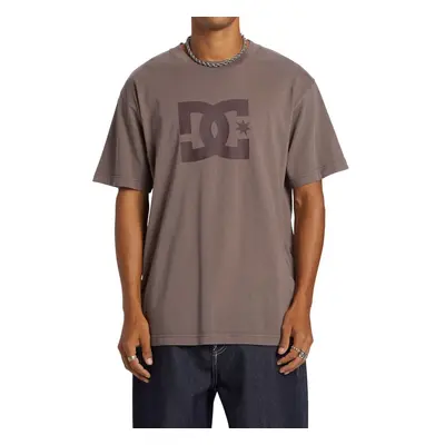 Dc shoes pánské tričko Star Pigment Dye Plum Truffle Enzyme Wash | Fialová