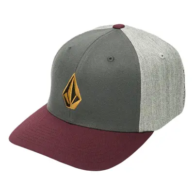 Volcom kšiltovka Full Stone Hthr Flexfit Merlot | Šedá