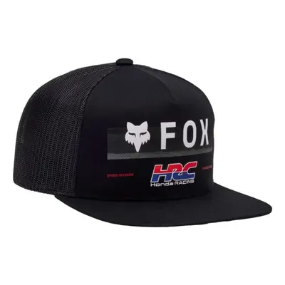 Fox kšiltovka X Honda Snapback Black | Černá