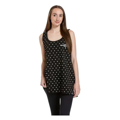 Meatfly dámské tílko Zoe Dots Black | Černá