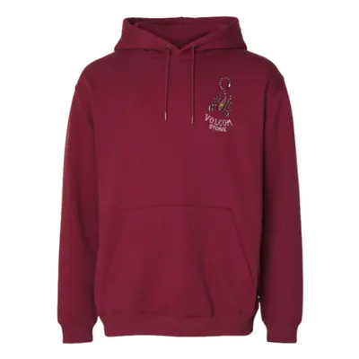 Volcom pánská mikina Lintell Classic Po Merlot | Červená