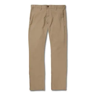 Volcom pánské kalhoty Frickin Modern Stret Khaki | Zelená