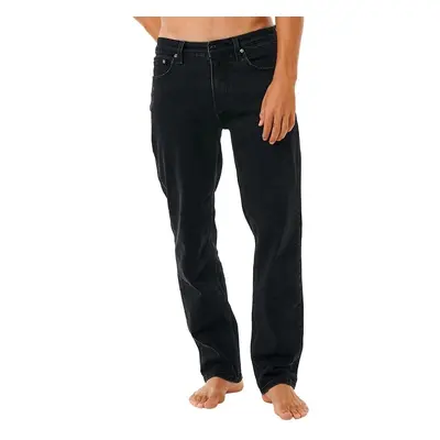 Rip curl pánské kalhoty Classic Surf Denim Washed Black | Černá