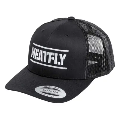 Meatfly kšiltovka Docker Trucker Black | Černá