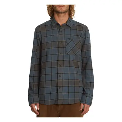 Volcom pánská košile Caden Plaid Ls Marina Blue | Modrá