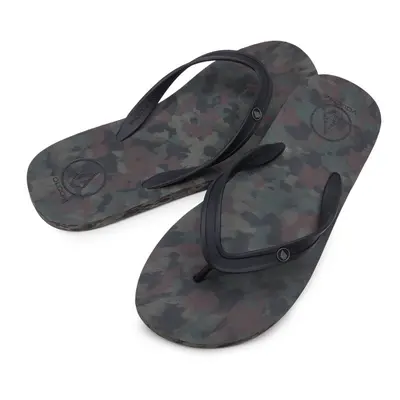 Volcom žabky Rocker Solid Sndl - S20 Dark Camo | Maskáč