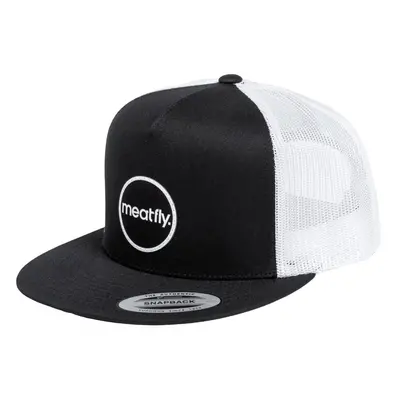 Meatfly kšiltovka Nevil Trucker Snapback Black | Černá