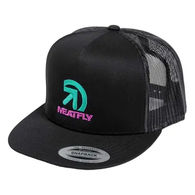 Meatfly kšiltovka Kail Trucker Snapback Magenta / Black | Černá