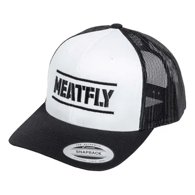 Meatfly kšiltovka Docker Trucker Black / White | Černá