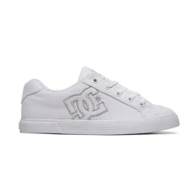 Dc shoes dámské boty Chelsea TX White/Silver | Bílá