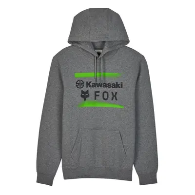 Fox pánská mikina X Kawi Fleece Po Heather Graphite | Šedá