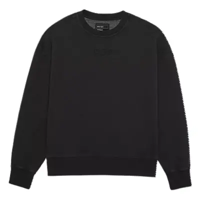 Fox pánská mikina Wordmark Oversized Fleece Crew Black | Černá