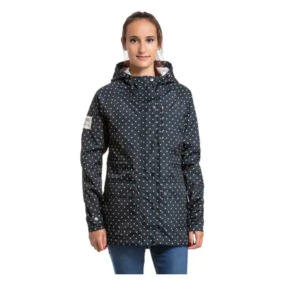 Meatfly dámská street bunda Xita Windbreaker E - Black Dot | Černá