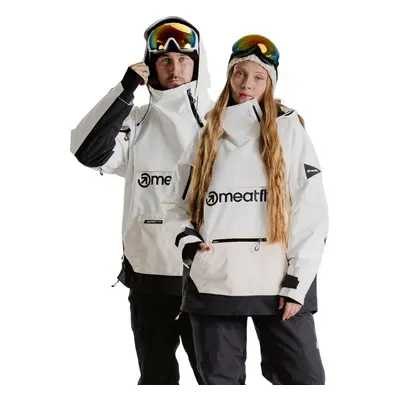 Meatfly unisex SNB & SKI bunda Maddie Clouds White | Bílá