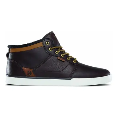 Etnies skate boty Jefferson Mid Brown/White | Bílá