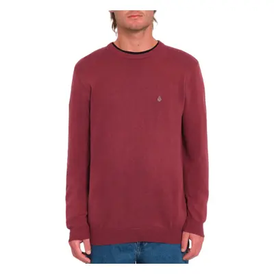 Volcom pánská mikina Uperstand Sweater Merlot | Červená