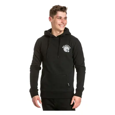 Meatfly pánská mikina Pizza Hoodie Black | Černá