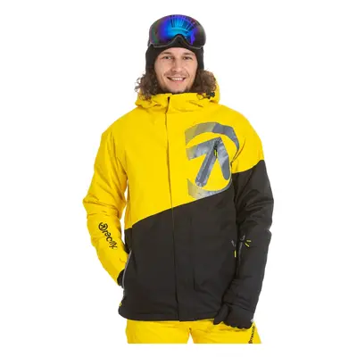 Meatfly pánská SNB & SKI bunda Bang Super Lemon/Black | Žlutá