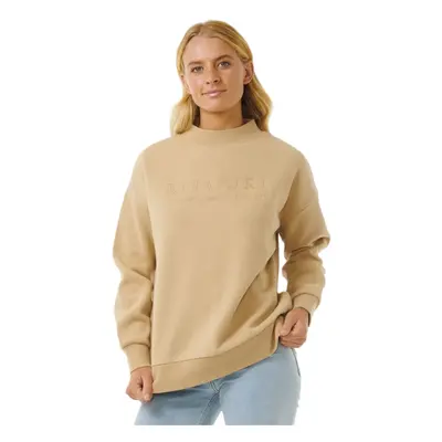 Rip curl dámská mikina Premium Surf Crew Taupe | Šedá