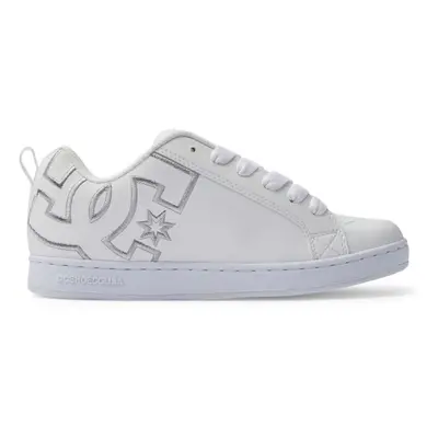 Dc shoes dámské boty Court Graffik White/M Silver | Bílá