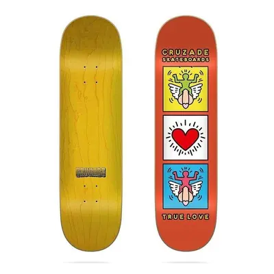 Cruzade skateboardová deska True Love 8,5" | Oranžová