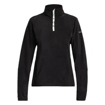 Roxy dámská fleece mikina Sayna Half Zip True Black | Černá