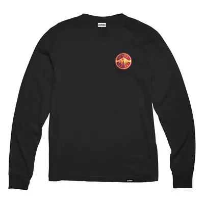 Etnies pánské tričko Pines L/S Black | Černá