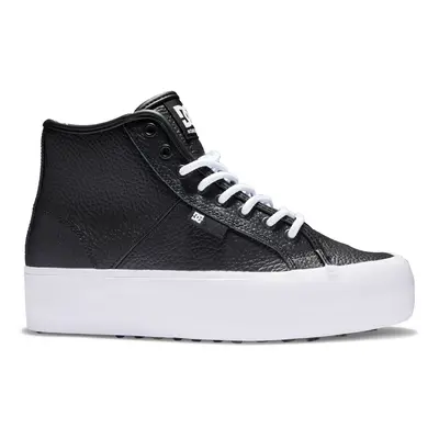 Dc shoes dámské boty Manual Hi Black/White | Černá