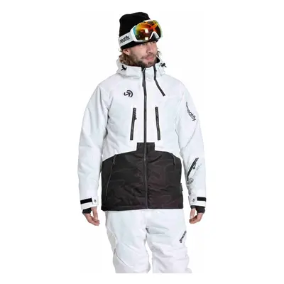 Meatfly pánská SNB & SKI bunda Cronos White / Morph Black | Černá